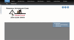 Desktop Screenshot of personalveterinarycare.com